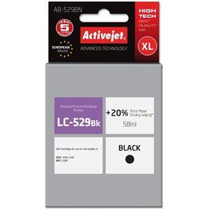 Activejet AB-529BN Ink (replacement for Brother LC529BK; Supreme; 58 ml; black)