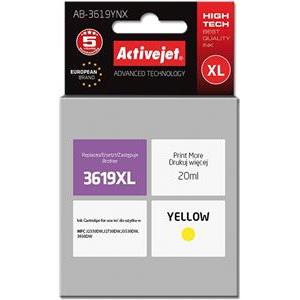 Activejet AB-3619YNX Ink cartridge (replacement for Brother LC3619Y XL; Supreme; 20 ml; yellow)