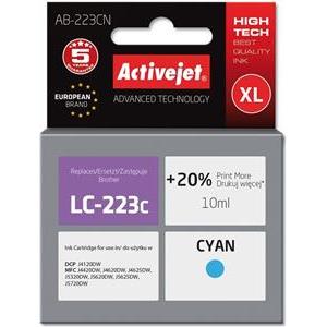 Activejet AB-223CN Ink (Replacement for Brother LC223C; Supreme; 10 ml; cyan)