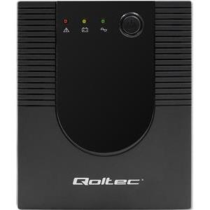 Qoltec 53776 uninterruptible power supply (UPS) Line-Interactive 1.5 kVA 900 W 4 AC outlet(s)