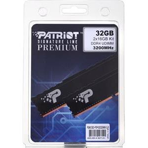 Patriot Signature Premium 32GB [2x16GB 3200MHz DDR4 CL22 DIMM]