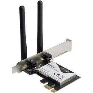 Inter-Tech Wi-Fi 4 PCIe Adapter DMG-31 2T2R Antenne 300Mbps retail