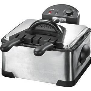 Clatronic FR 3195 Double 4 L 2000 W Black, Stainless steel