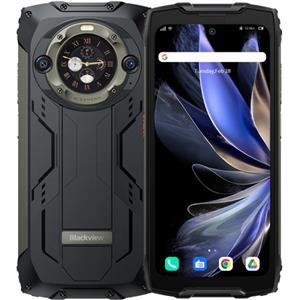 Blackview Smartphone Rugged Phone BV9300 Pro 12GB+256GB with Built-in 100LM Flashlight, Black