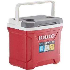 IGLOO cooler bag red, white 15l