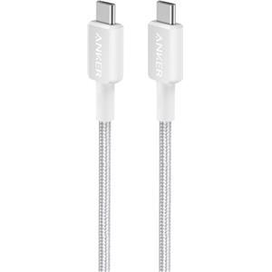 Anker 322 USB-C to USB-C braided cable 1.8m white