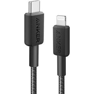 Anker 322 USB-C to Lightning braided cable 1.8m black