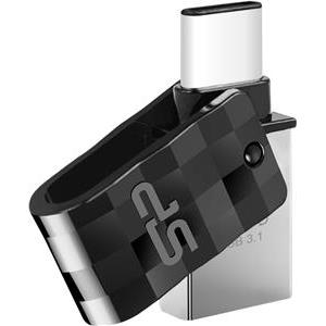 Silicon Power Mobile C31 USB flash drive 32 GB USB Type-A / USB Type-C 3.2 Gen 1 (3.1 Gen 1) Black, Silver