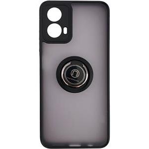 MM TPU MOTOROLA MOTO G34 5G MATTE BLACK WITH RING