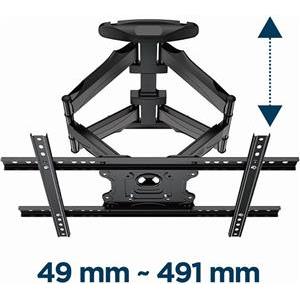 Gembird WM-75ST-01 Full motion TV wall mount, 32”-75” (45 kg)