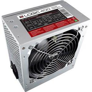 Logic 400 power supply unit 400 W 20+4 pin ATX ATX Stainless steel