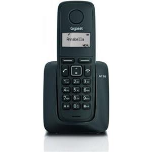 Gigaset A116 DECT telephone Caller ID Black