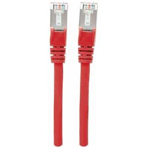 S/FTP 26 AWG, CAT7 Raw Cable, CAT6a Modular plugs, 5 m, Red