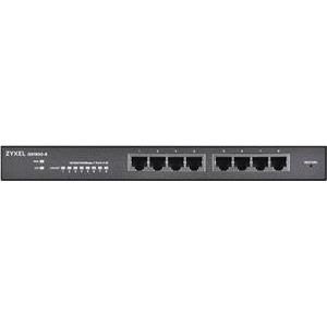 Zyxel Switch 8x GbE GS1900-8 smart switch,desktop,fanless