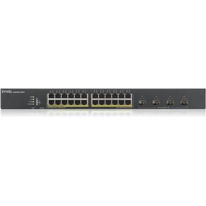 XGS1930-28HP, 24x 1G RJ-45 PoE, 4x 10G SFP+, 128 Gbps, 95.2 Mpps, 441x330x44 mm