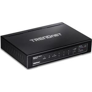 TRENDnet Switch 6 Port Gbit PoE+ 65W Metall