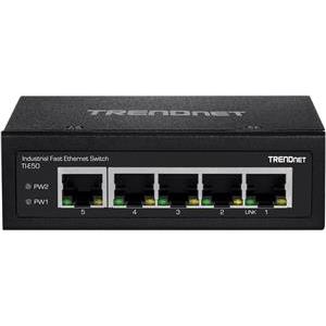 TRENDnet Industrie Switch 5 Port Fast Ethernet L2 DIN-Rail