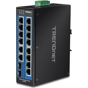 TRENDnet Industrie Switch 16Port Gbit DIN-Rail