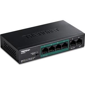 TRENDnet 5-Port Fast Ethernet Long Range PoE+ Switch