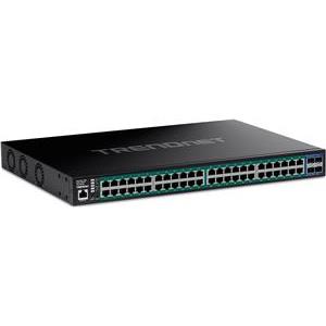 TRENDnet 52-Port Gigabit Web Smart PoE+ Switch w.10G SFP+