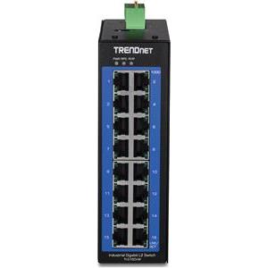 TRENDnet 16-Port Industr. Gigabit L2 Managed DIN-Rail Swit