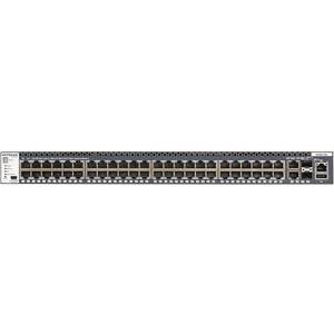 Stackable Managed Switch, L3, 48-port 1000BASE-T (RJ45), 2-port 10GBASE-T (RJ45), 2-port 10GBASE-X (SFP+), 176Gbps, USB, Mini-USB / RJ45 / RS232 console ports, APS150W PSU