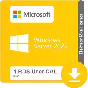 Windows Server 2022 1 RDS User CAL ESD elektronička licenca