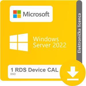 Windows Server 2022 1 RDS Device CAL ESD elektronička licenca