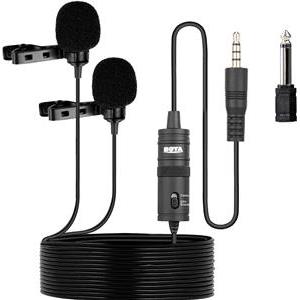 Boya dual-mic lavalier microphone