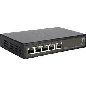 LevelOne Switch 5x GE GES-2105P Hilbert 60W 4xPoE+