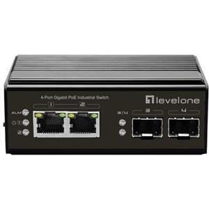 LevelOne Switch 2x GE IGP-0432 2xGSFP 60W 2xPoE+