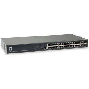 LevelOne GEP-2681 - switch - 26 ports - managed - rack-mountable