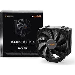 Hladnjak za CPU, BE QUIET Dark Rock 4 200W, s. 1150/1151/1155/1156/1366/2011-3/2066/AM2+/AM3+/AM4/FM1/FM2+, crni