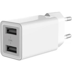 CONCEPTRONIC punjač 2Port 12W, 2xUSB-A bijeli