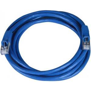 S/FTP 26 AWG, CAT7 Raw Cable, CAT6a Modular plugs, 5 m, Blue