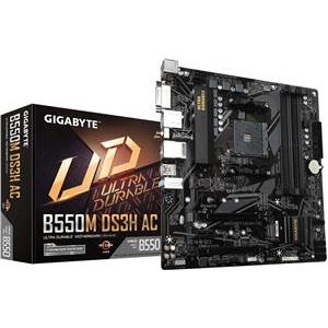 Gigabyte B550M DS3H AC - 1.X - motherboard - micro ATX - Socket AM4 - AMD B550