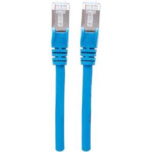 S/FTP 26 AWG, CAT7 Raw Cable, CAT6a Modular plugs, 2 m, Blue