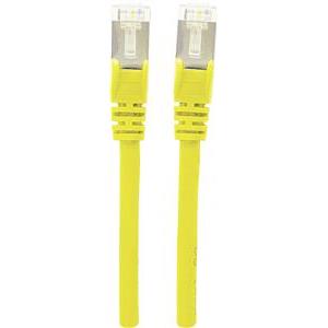 S/FTP 26 AWG, CAT7 Raw Cable, CAT6a Modular plugs, 10 m, Yellow