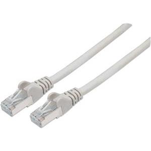 S/FTP 26 AWG, CAT7 Raw Cable, CAT6a Modular plugs, 10 m, Gray