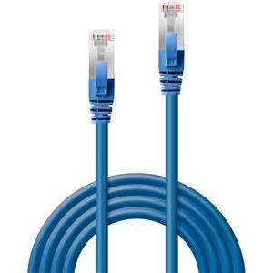 S/FTP 26 AWG, CAT7 Raw Cable, CAT6a Modular plugs, 10 m, Blue