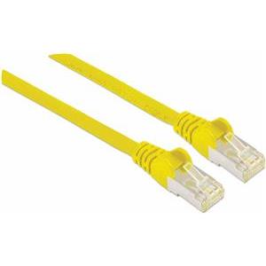 S/FTP 26 AWG, CAT7 Raw Cable, CAT6a Modular plugs, 1.5 m, Yellow