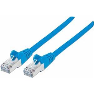 S/FTP 26 AWG, CAT7 Raw Cable, CAT6a Modular plugs, 1.5 m, Blue