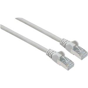 S/FTP 26 AWG, CAT7 Raw Cable, CAT6a Modular plugs, 0.5 m, Gray