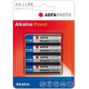 4x AA, Alkaline, 1.5V, LR06