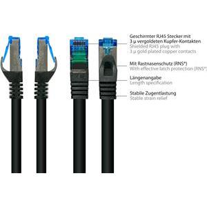 EFB CAT6a CRNI 0,15m patch kabel S/FTP PIMF