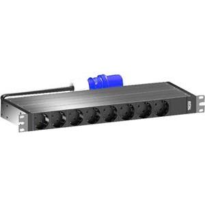 Rittal PDU basic 16A/1P CEE 8xCEE7/3 Schuko (19