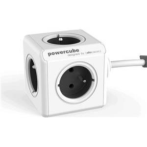 PowerCube Extended 5 gniazd 1.5m siva