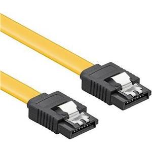 SATA, 6Gbps, down/straight, 0.7m, Yellow