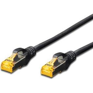 DIGITUS CAT6 RJ45 S/FTP patch kabel 10,0m crni