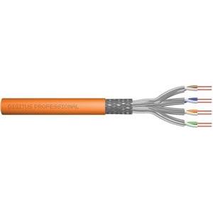 DIGITUS Instal-kab Cat7 S/FTP tw.Pair 500m orange AWG23/1